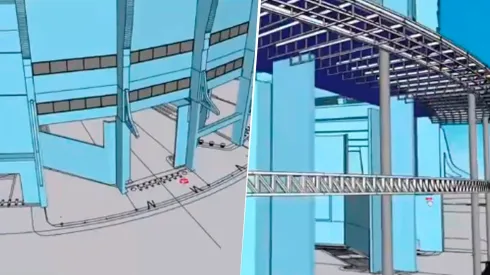 Una nueva obra en La Bombonera.
