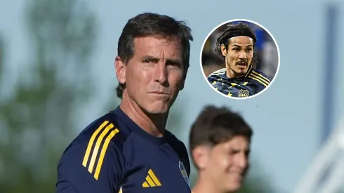 La decisión de Úbeda con Edinson Cavani. 
