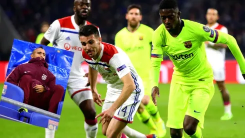 Barcelona empató con Lyon.
