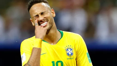 Brasil vs Belgica – KAZAN, RT – 06.07.2018: BRASIL X B�LGICA – Neymar do Brasil lamenta durante a partida entre Brasil x B�lgica v�lida pela Copa do Mundo 2018 realizada na Arena Kazan, em Kazan, R�ssia. (Foto: Rodolfo Buhrer/La Imagem/Fotoarena/Lancepress!) – *
