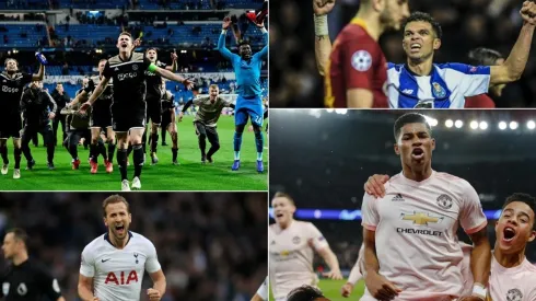 Ajax, Porto, Tottenham y Manchester United se clasificaron a cuartos
