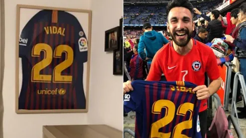 Brian vive en Suiza pero va todos los meses a ver a su querido Barcelona
