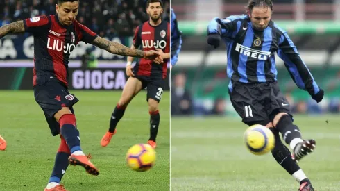 Erick Pulgar lleva dos goles de penal esta temporada en el Bologna
