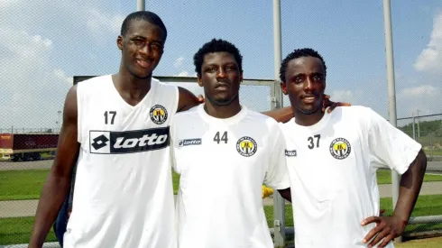 (FROM L-R) Ivorian Arsene Ne, Igor Lolo – Not Released (NR) This image is only available in Getty Images offices in the United Kingdom, United States, Germany (Austria, Switzerland via Germany), Hong Kong, Singapore, and Australia.
