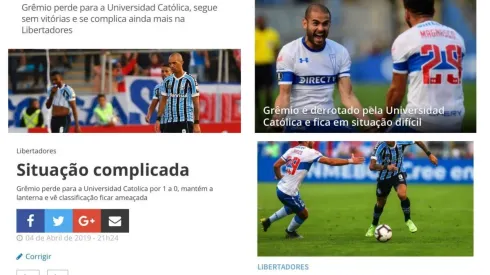 Prensa brasileña destaca el gran triunfo de la UC