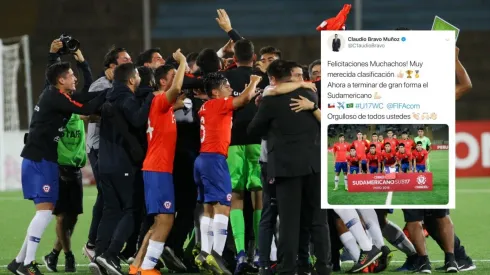 Claudio Bravo y la clasificación de la sub 17: "Orgulloso de todos ustedes"