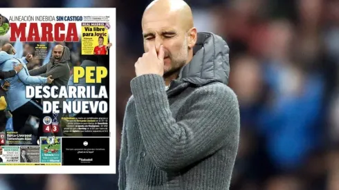 Guardiola en la portada de Marca
