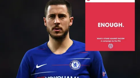 Eden Hazard encabeza campaña contra el racismo en Inglaterra