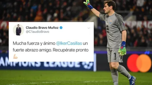 La reacción de Claudio Bravo ante el infarto sufrido por Iker Casillas