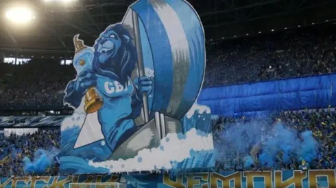 Tifo del Zenit
