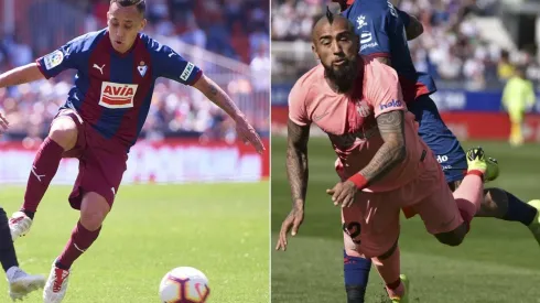 Orellana y Vidal son titulares en Éibar y Barcelona
