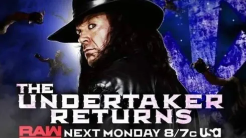 Undertaker regresa el lunes a RAW en la previa de su pelea con Goldberg