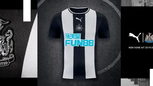 Newcastle lanza su nuevo camiseta con una onda muy clásica