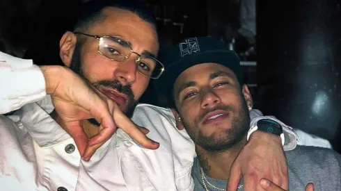 Benzema revoluciona el mundo con una foto junto a Neymar