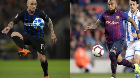 Vidal y Nainggolan pueden participar de un trueque galáctico entre Barcelona e Inter
