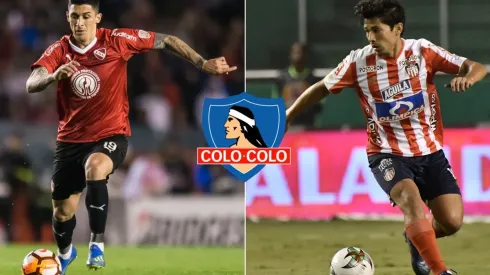 Tucu Hernández y Mati Fernández en carpeta de Colo Colo
