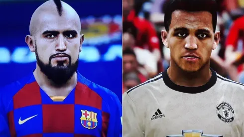 El Rey Arturo y Alexis en el PES 2020.

