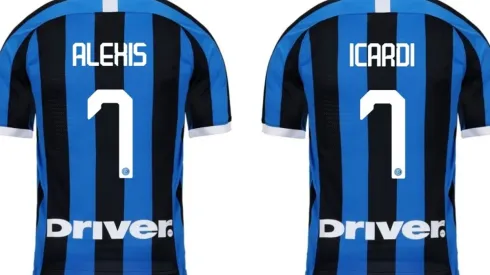 La camiseta 7 del Inter es codiciada por Alexis Sánchez y Mauro Icardi

