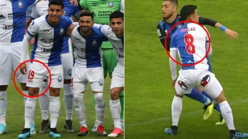 Marco Collao jugó con dos números distintos
