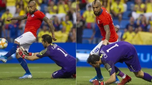 Vidal levanta a Bravo.

