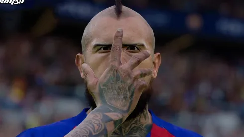 Video | Arturo Vidal tiene todos sus tatuajes tras la actualización de PES 2020