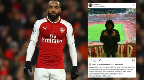 Lacazette ha perdido protagonismo esta temporada en el Arsenal
