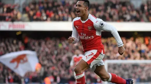 Alexis en su mágico paso por Arsenal.
