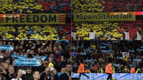 Un Barca-Real Madrid con protestas y suspensión