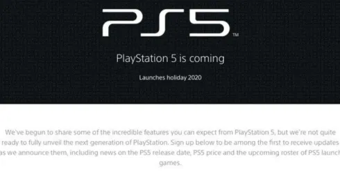 Es liberada la página web oficial de PlayStation 5