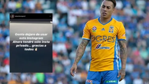 Eduardo Vargas con la camiseta de Tigres
