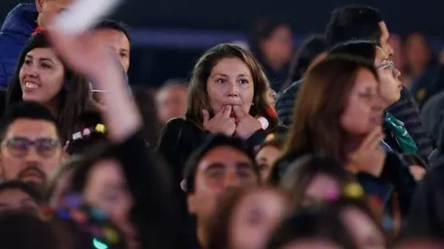 El público se manifestó durante una hora pidiendo el regreso de Fusión Humor al escenario de la Quinta Vergara.
