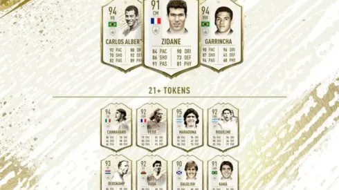 Zidane y Riquelme lideran los ICON Swaps 3 de FIFA 20