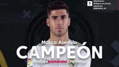 Asensio es campeón del torneo de futbolistas profesionales en FIFA 20