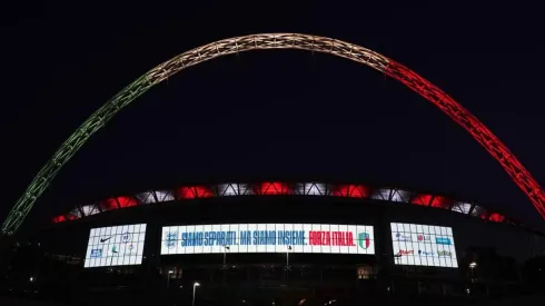 Wembley y su gesto con Italia.
