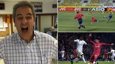 El periodista ha sido el relato del mítico FIFA 98 a la actualidad.
