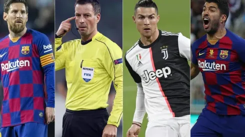 Clattenburg revela detalles de su experiencia pitando a Lio, Cristiano y Suárez.
