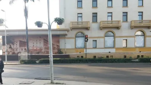 La calle fue cerrada.
