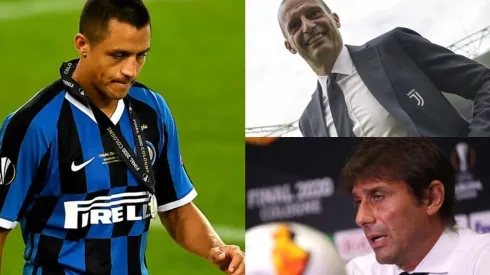 Alexis Sánchez, Allegri y Conte.
