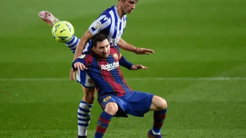 Lionel Messi lideró la remontada del Barcelona ante la Real Sociedad
