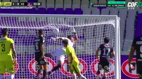 UdeConce abre la cuenta ante Colo Colo en duelo directo por la permanencia en Primera A.
