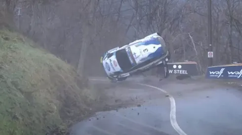 La espectacular volcada de Teemu Suninen en el Mundial de Rally
