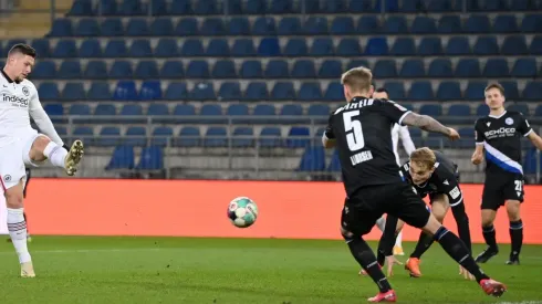 Luka Jovic marcó su tercer gol desde su regreso a la Bundesliga.
