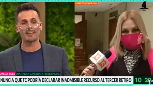 Pamela Jiles aclara los motivos de la discusión con Amaro y Sergio