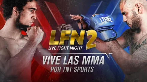 Afiche oficial de LFN 2, con el evento central de Ferreira vs Cortéz.
