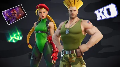 Guile y Cammy de Street Fighter llegan a Fortnite