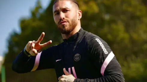 Sergio Ramos estuvo entrenando por primera vez a la par del grupo.
