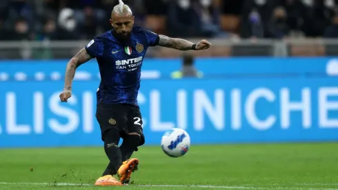 Arturo Vidal fue clave en el tercer gol de Inter
