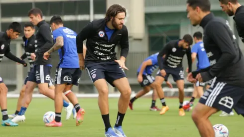 El último entrenamiento de Chile antes de enfrentarse a Ghana en la Copa Kirin.
