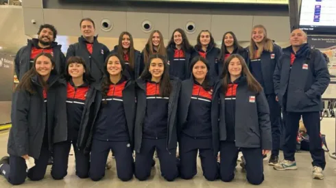 Selección chilena U19 en su viaje a Argentina
