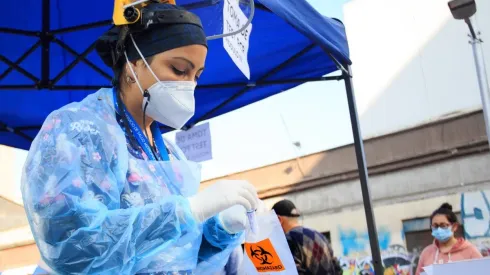 Operativo Test PCR Santiago.
